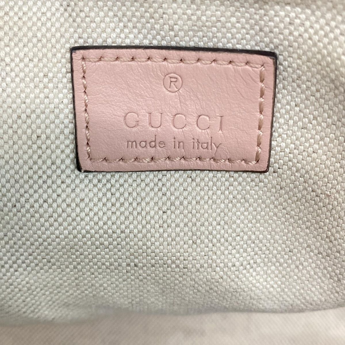 Gucci Handbag Ggmatelasse 727793 Light Pink Leather