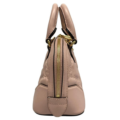 Gucci Handbag Ggmatelasse 727793 Light Pink Leather