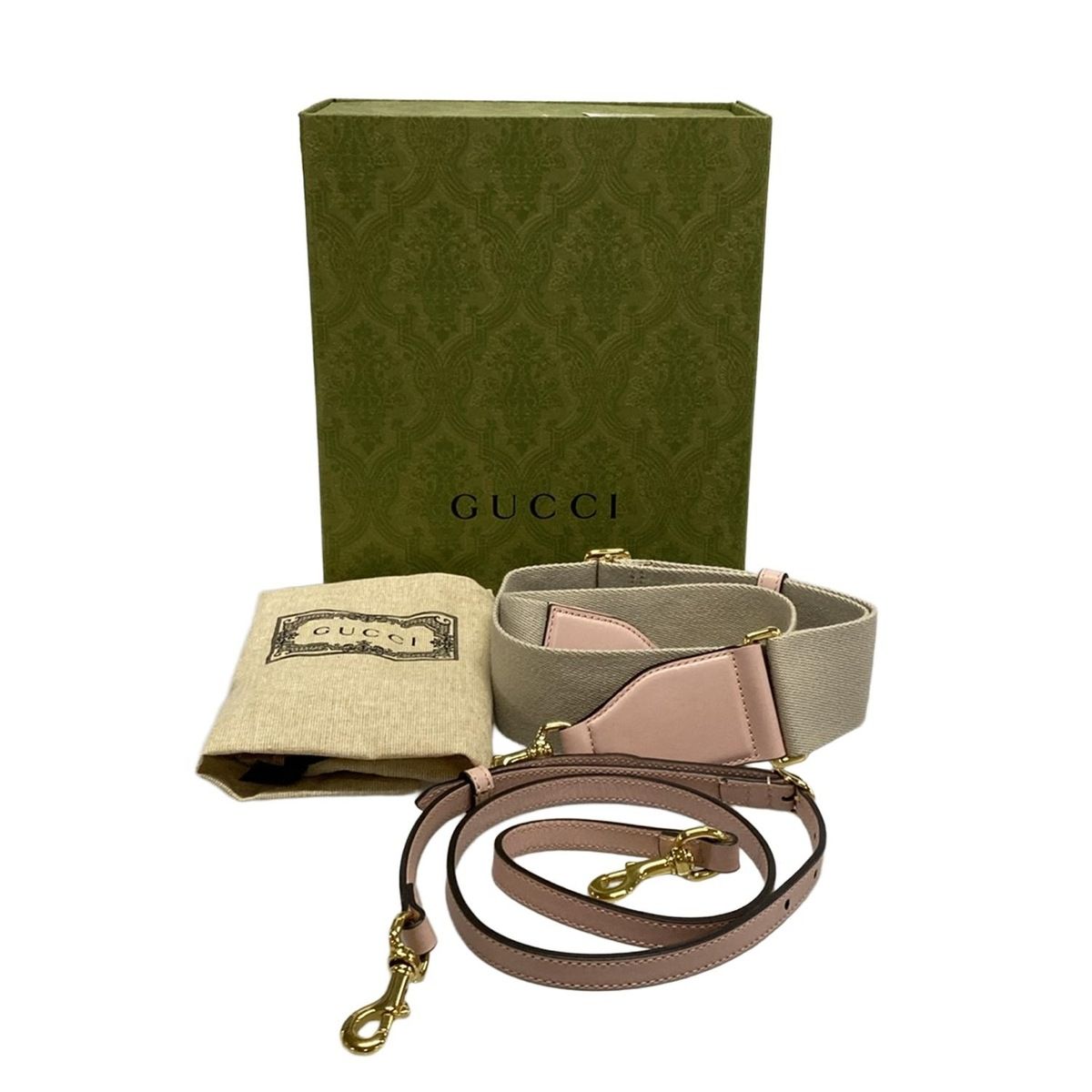 Gucci Handbag Ggmatelasse 727793 Light Pink Leather