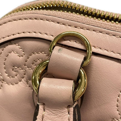 Gucci Handbag Ggmatelasse 727793 Light Pink Leather