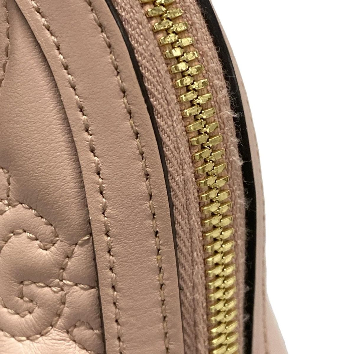 Gucci Handbag Ggmatelasse 727793 Light Pink Leather