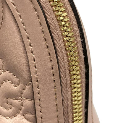 Gucci Handbag Ggmatelasse 727793 Light Pink Leather