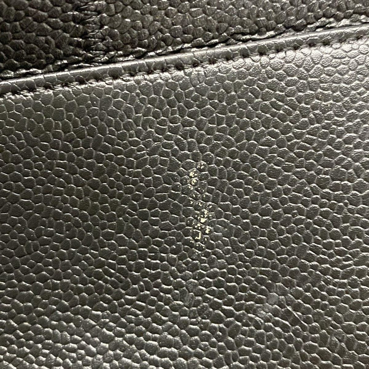 Chanel Shoulder Bag Chocolate Bar A26135 Black Silver Hardware