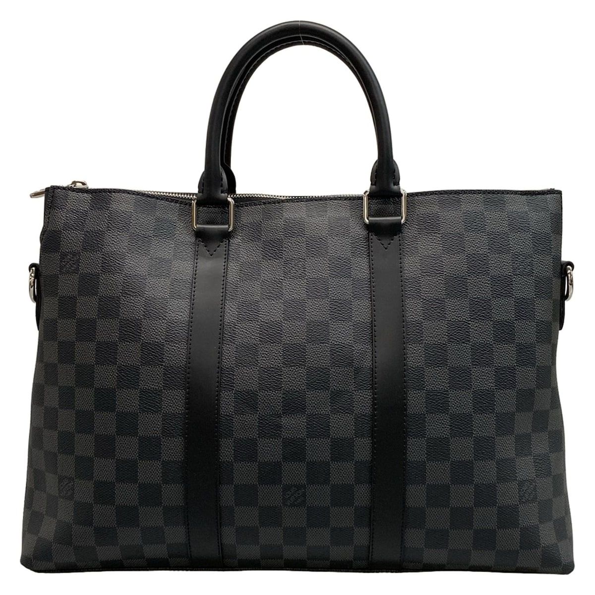 Louis Vuitton Business Bag Damier Graphite Anton Briefcase N40024 Damier
