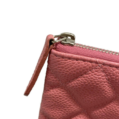 Chanel Clutch Bag - Pink Coco Mark/silver Hardware