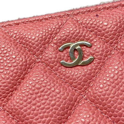 Chanel Clutch Bag - Pink Coco Mark/silver Hardware