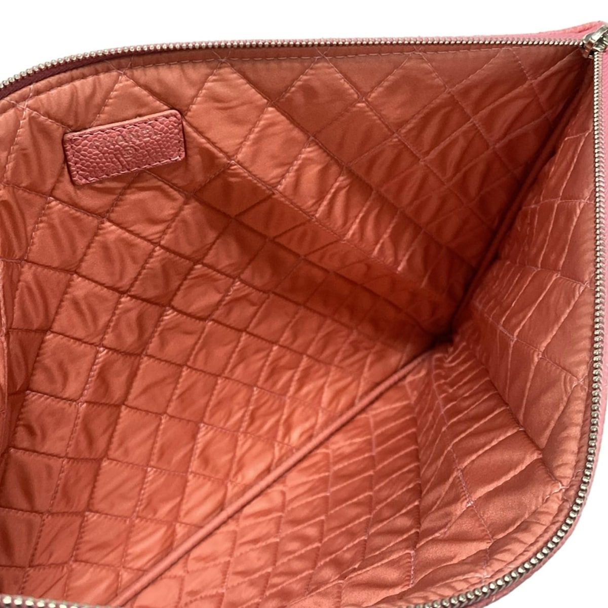 Chanel Clutch Bag - Pink Coco Mark/silver Hardware