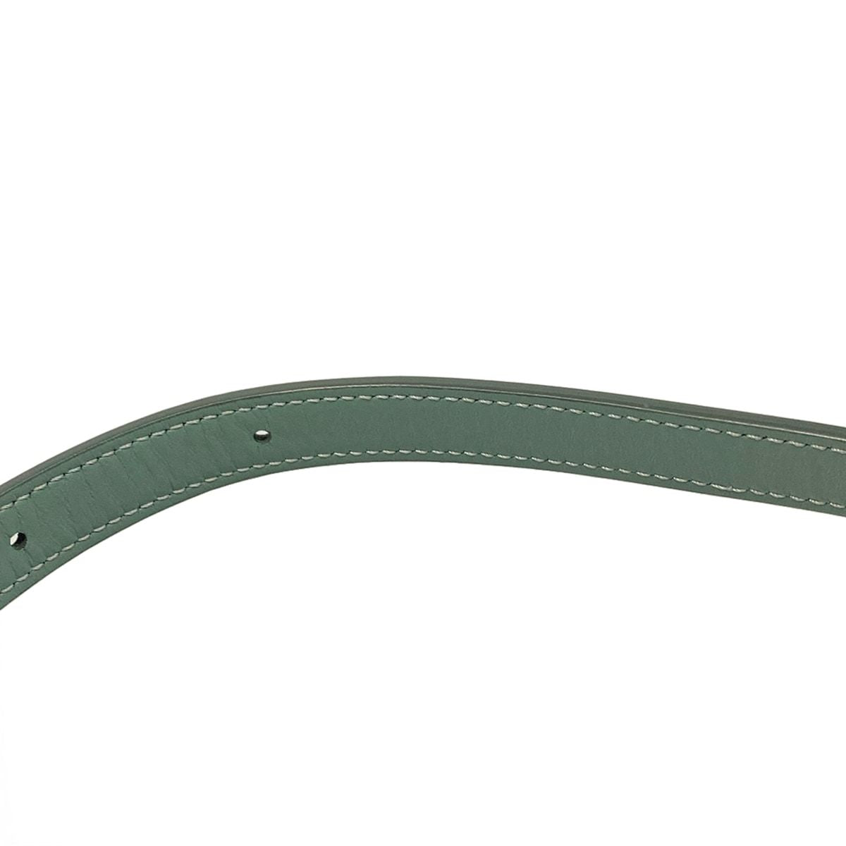 Celine Shoulder Bag Small Buzas 16 Blue Gray Leather