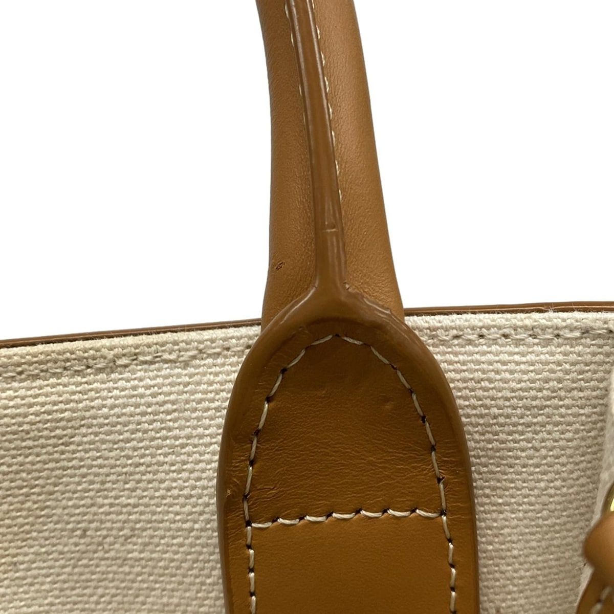 Celine Tote Bag Mini Vertical Hippo Celine Natural X Tan