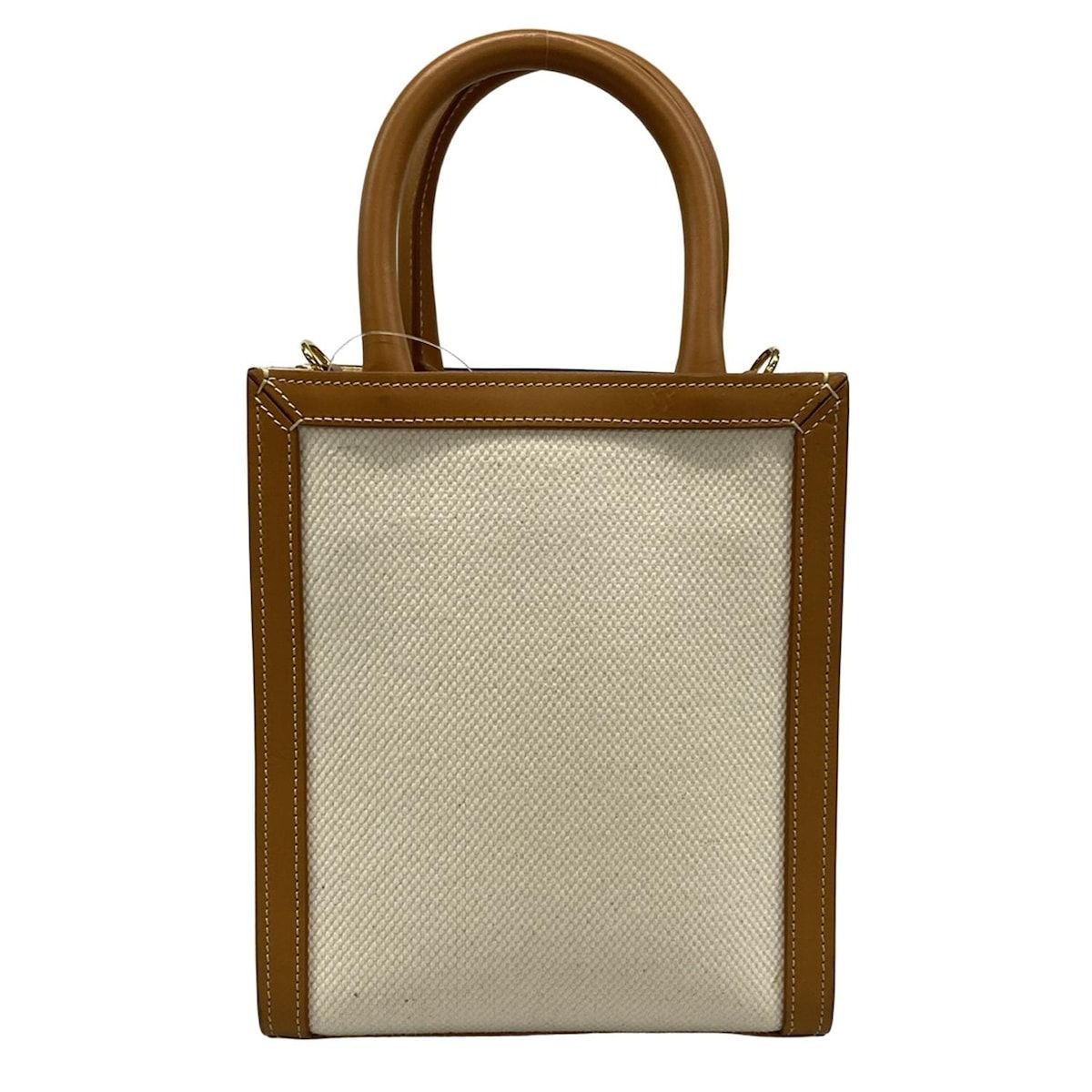 Celine Tote Bag Mini Vertical Hippo Celine Natural X Tan