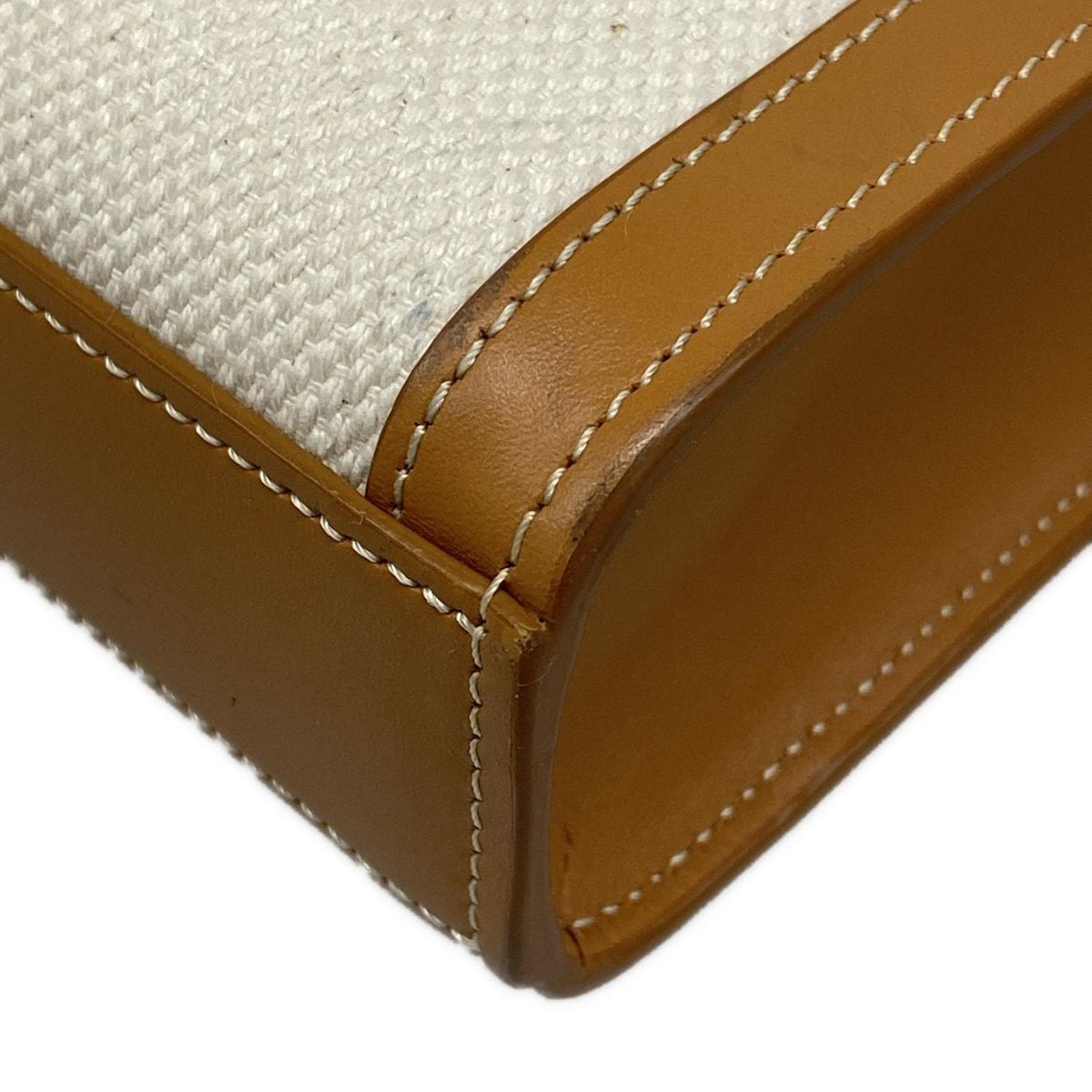 Celine Tote Bag Mini Vertical Hippo Celine Natural X Tan