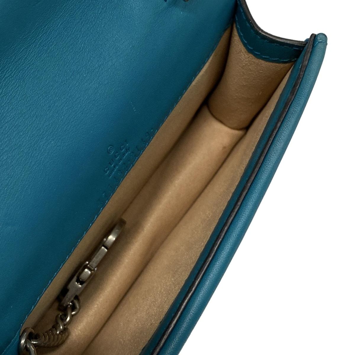 Gucci Shoulder Bag Dionysus/gg Plus/gg Spree 476432 Blue Green Chain