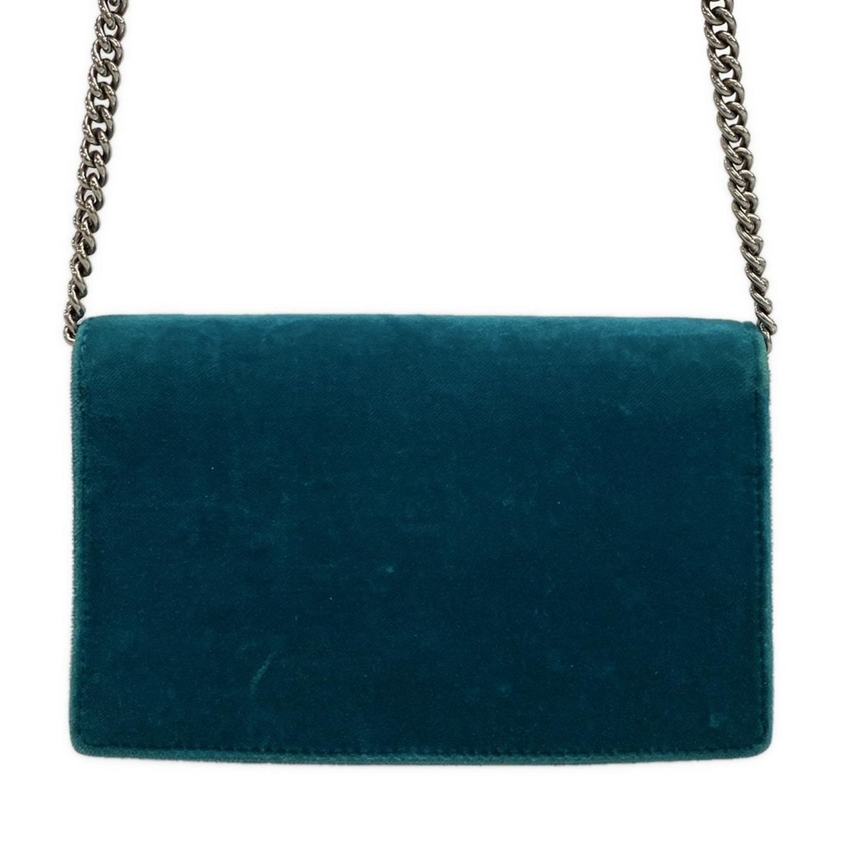 Gucci Shoulder Bag Dionysus/gg Plus/gg Spree 476432 Blue Green Chain