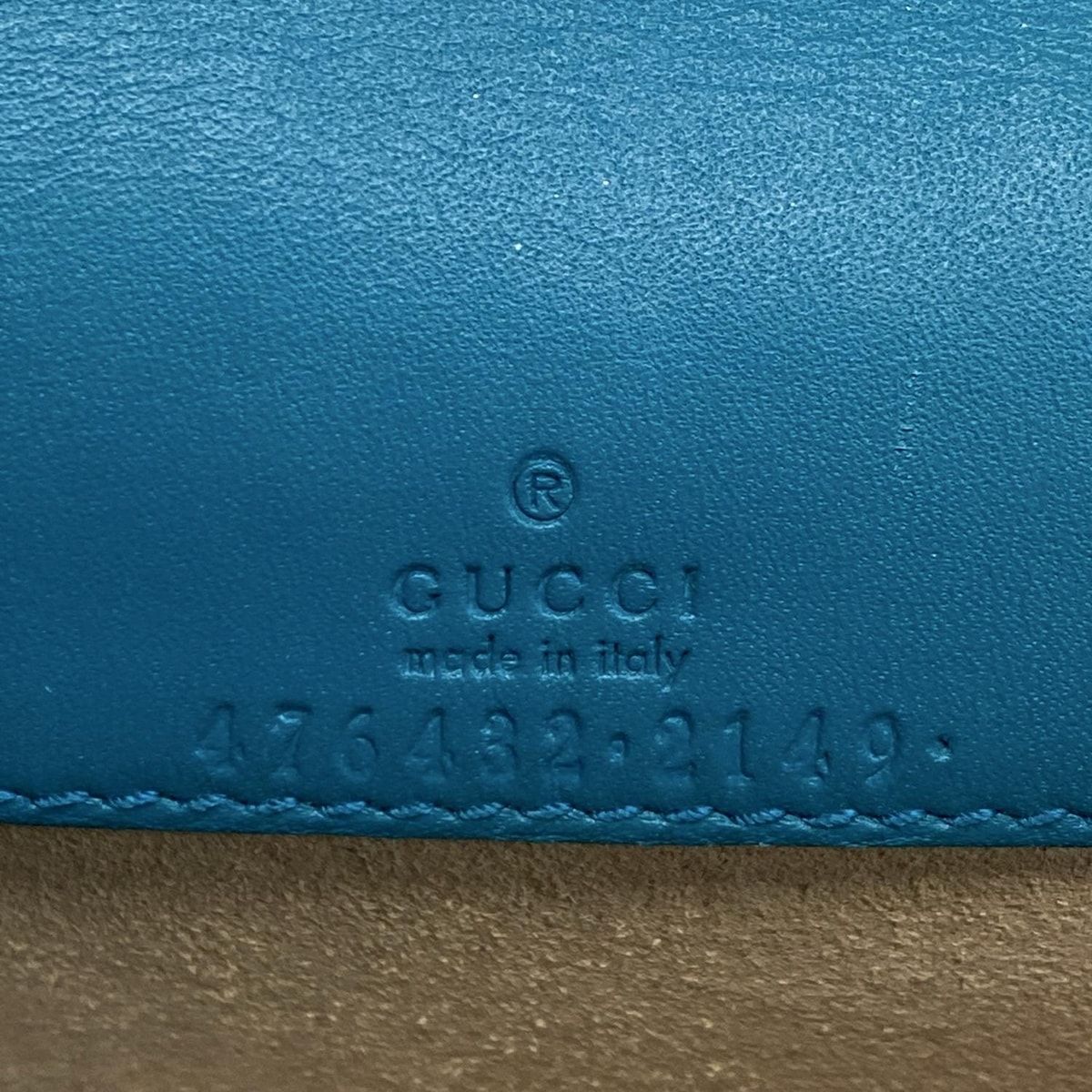 Gucci Shoulder Bag Dionysus/gg Plus/gg Spree 476432 Blue Green Chain