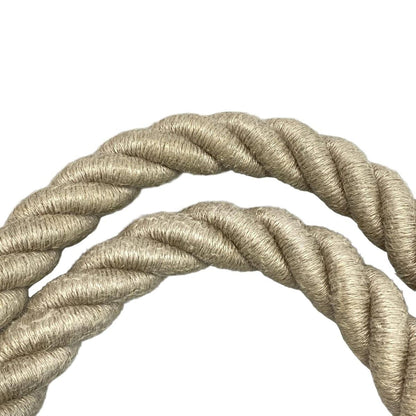 Balenciaga Tote Bag Navy Cabas S 339933 Black X Ivory Rope Handle Leather