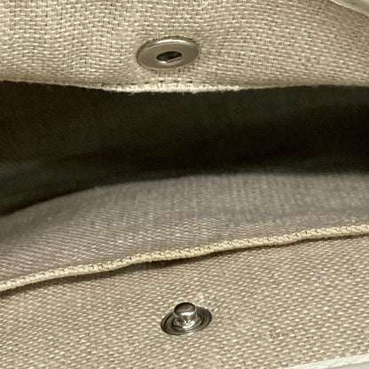 Balenciaga Tote Bag Navy Cabas S 339933 Black X Ivory Rope Handle Leather