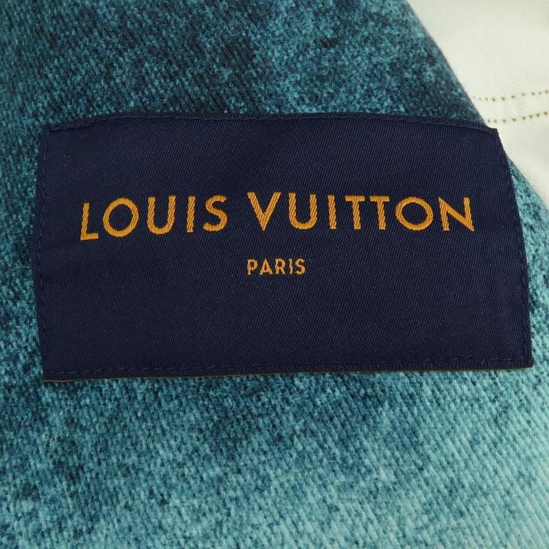 Louis Vuitton LV Sprayed Denim Jacket Hoa10wu14 Denim Jacket