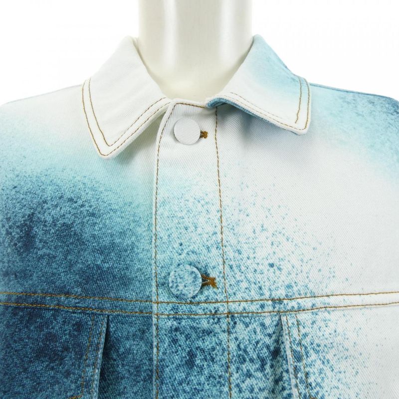 Louis Vuitton LV Sprayed Denim Jacket Hoa10wu14 Denim Jacket