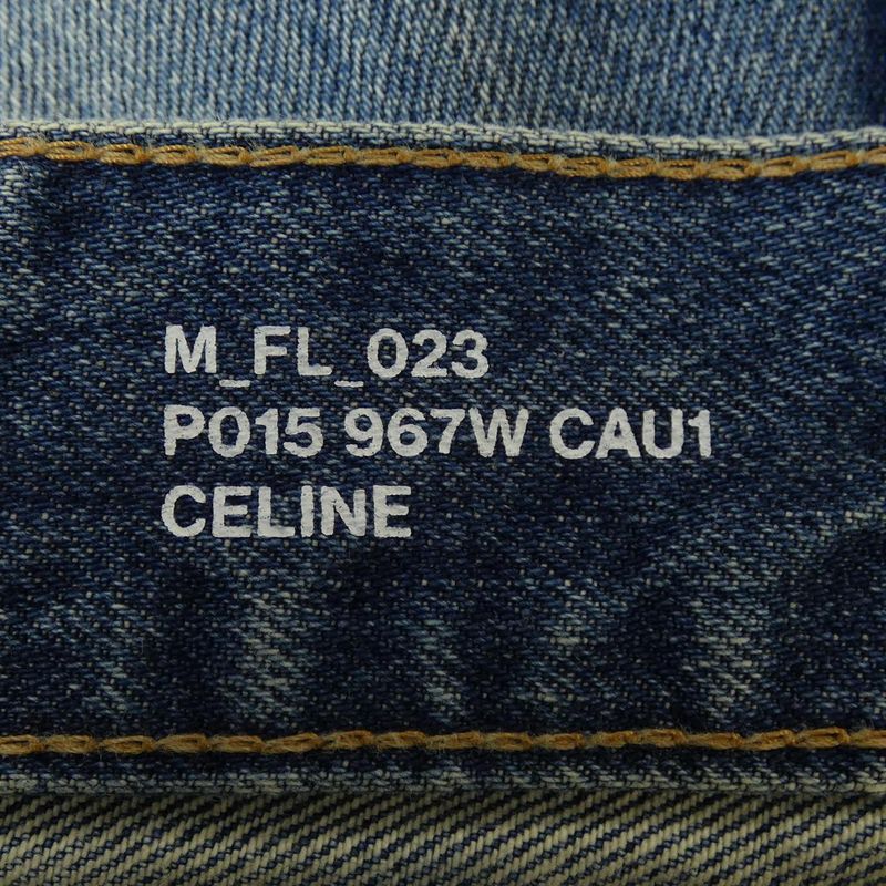 Celine Flared Surf Jeans Summer Dyed Wash Denim Rp015967w Jeans