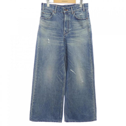 Celine Flared Surf Jeans Summer Dyed Wash Denim Rp015967w Jeans