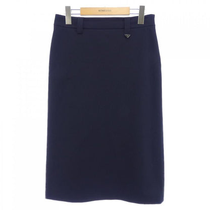 Prada Triangle Logo P151u S222 11ql Skirt