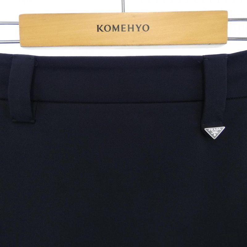 Prada Triangle Logo P151u S222 11ql Skirt