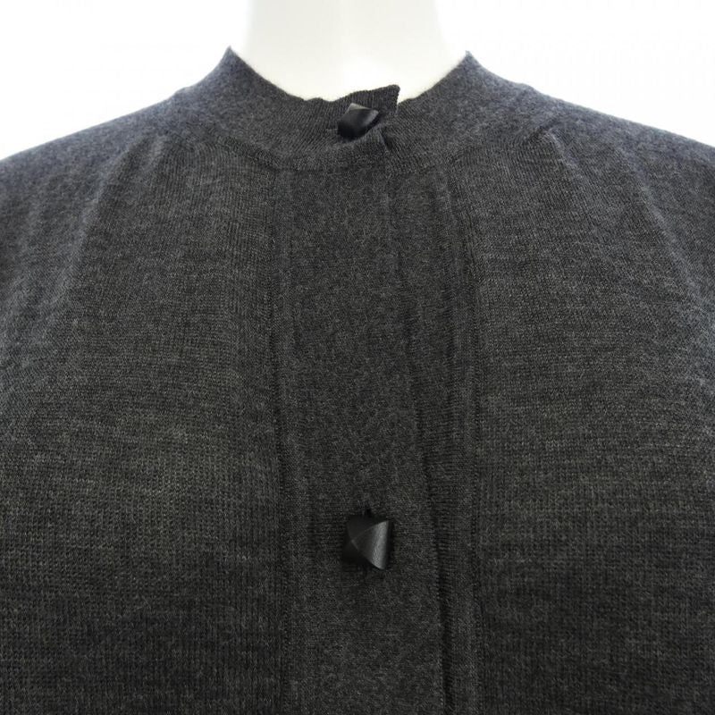 Hermes Medor Wood Button 5h2736dp Cardigan