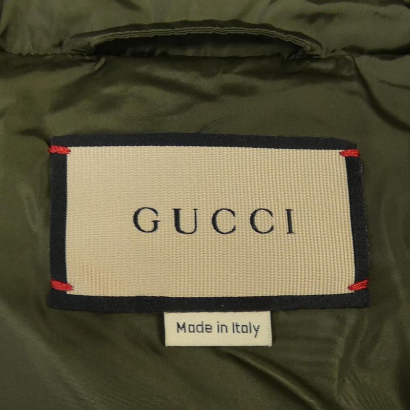Gucci Jumbo GG Canvas Down Jacket 698710 Z8a53 Down Jacket