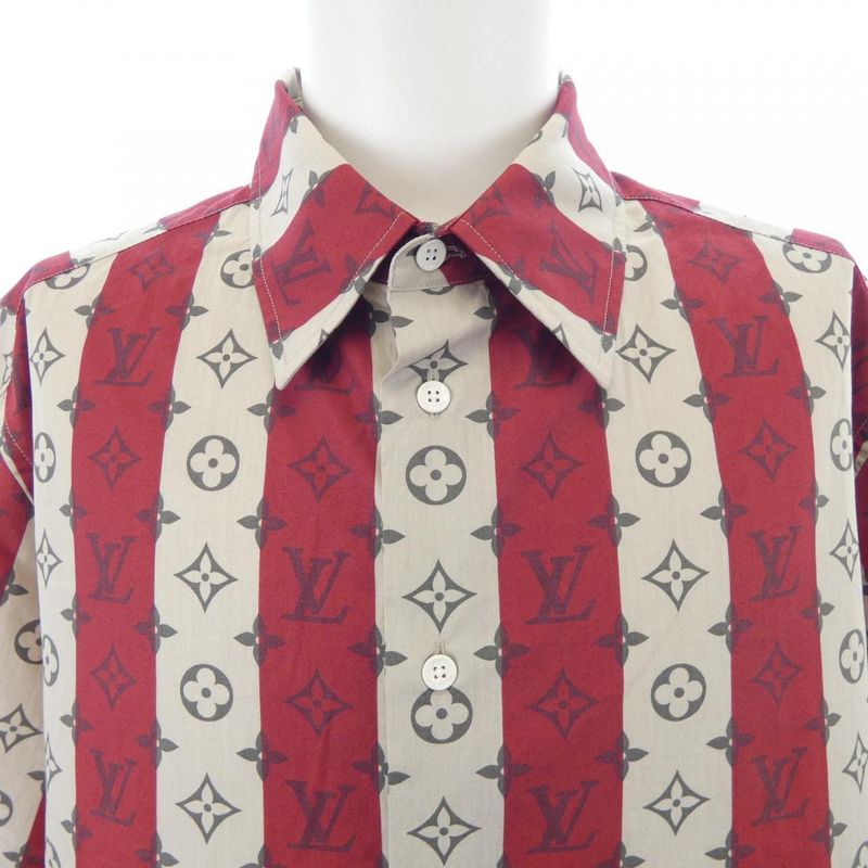 Louis Vuitton Monogram Trunk Stripe Short Sleeve Nigo Hms05wjb8 S Shirt
