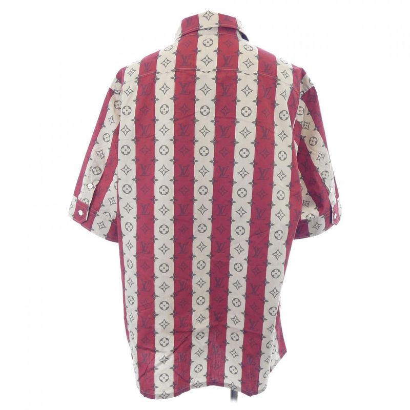 Louis Vuitton Monogram Trunk Stripe Short Sleeve Nigo Hms05wjb8 S Shirt