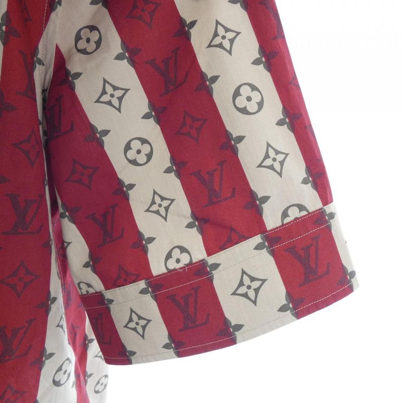Louis Vuitton Monogram Trunk Stripe Short Sleeve Nigo Hms05wjb8 S Shirt