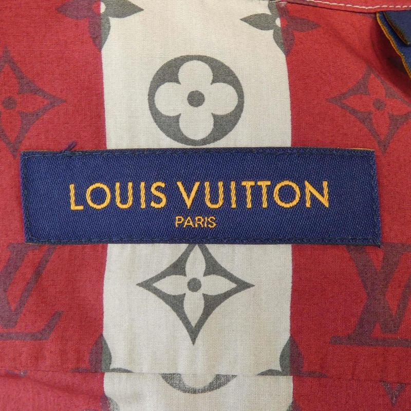 Louis Vuitton Monogram Trunk Stripe Short Sleeve Nigo Hms05wjb8 S Shirt