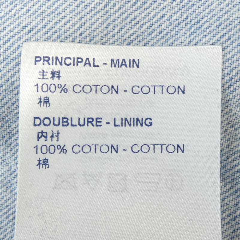 Louis Vuitton Denim Short Sleeve Shirt Hls50weu6 S/s Shirt