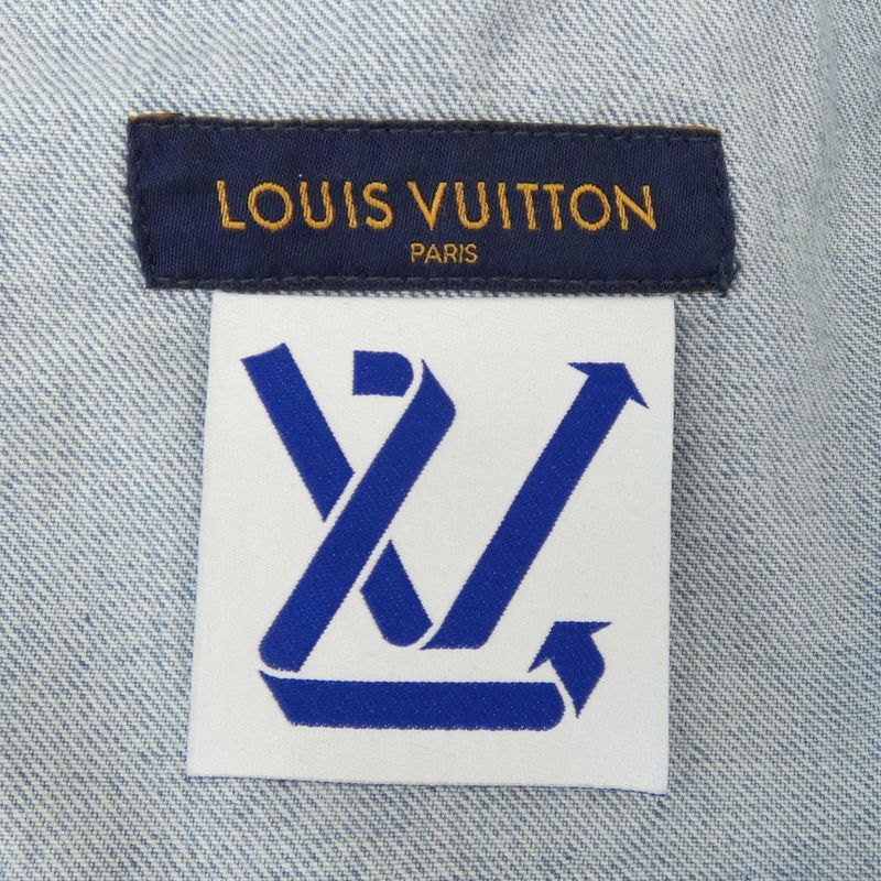 Louis Vuitton Denim Short Sleeve Shirt Hls50weu6 S/s Shirt