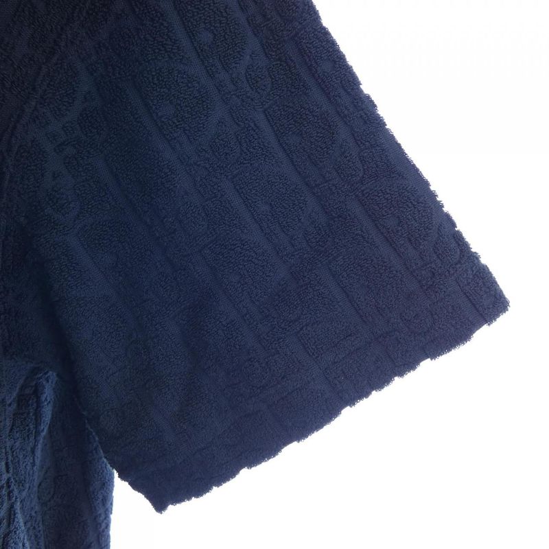 Dior Oblique Terry Cotton Jacquard Oblique 113j692a0614 T-Shirt