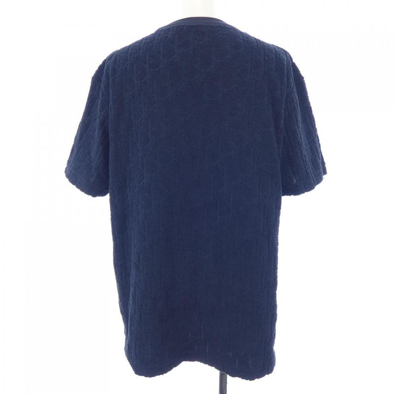 Dior Oblique Terry Cotton Jacquard Oblique 113j692a0614 T-Shirt