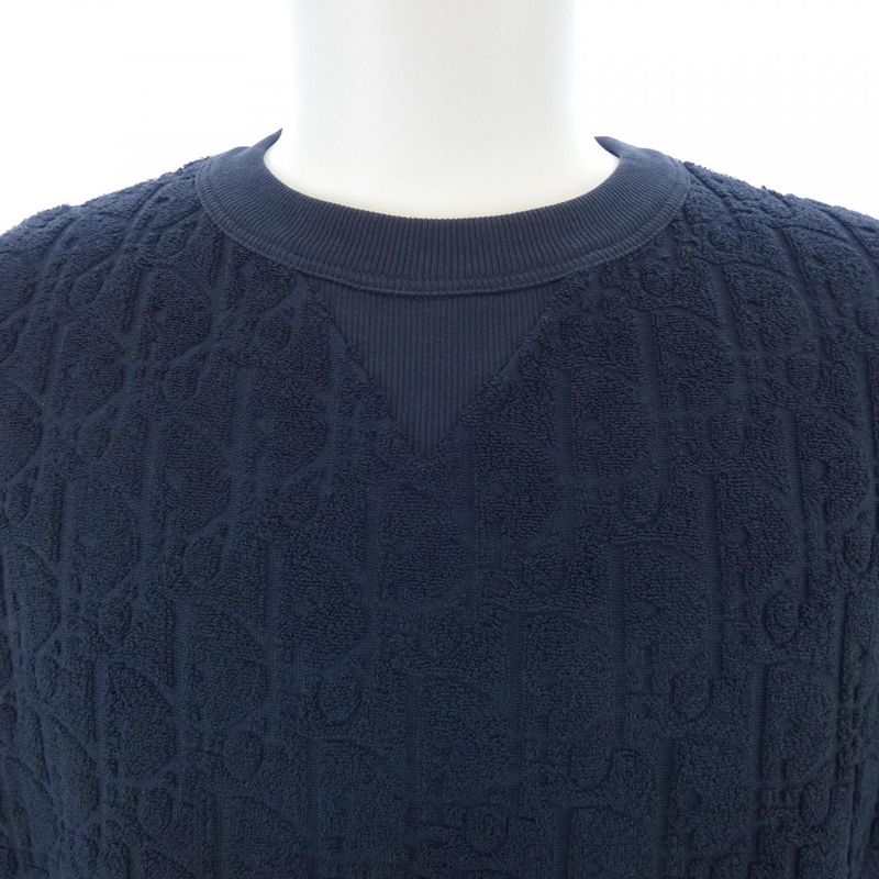 Dior Oblique Terry Cotton Jacquard Oblique 113j692a0614 T-Shirt
