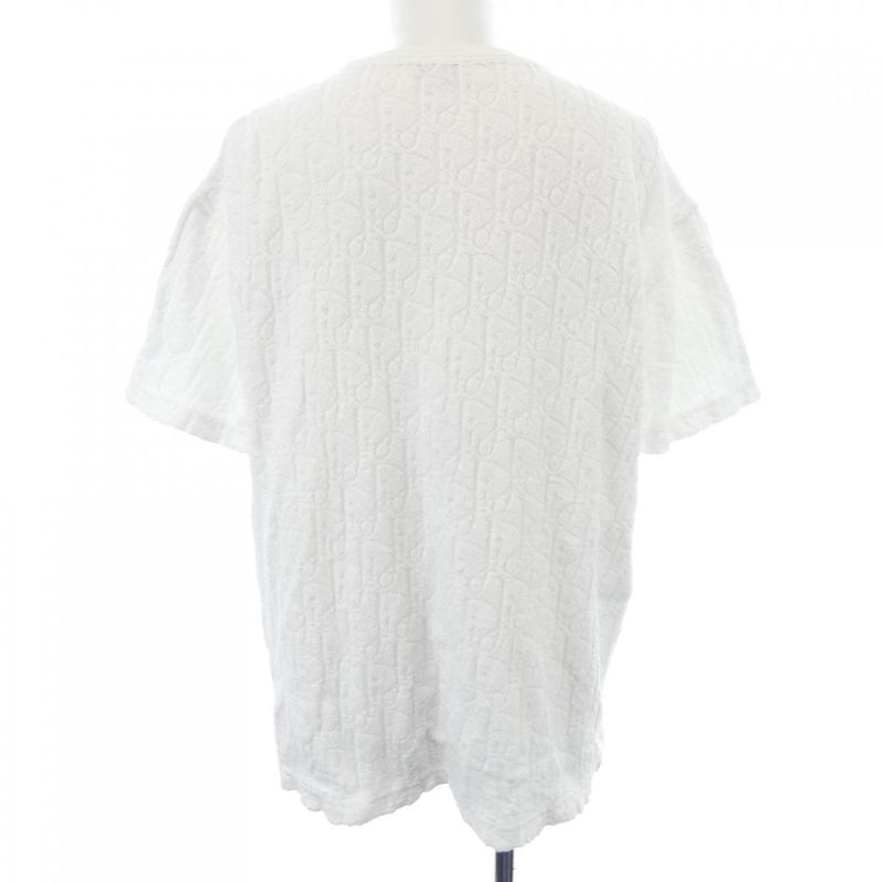 Dior Oblique Terry Cotton Jacquard Oblique 113j692a0614 T-Shirt
