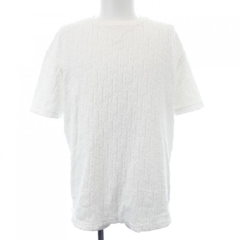 Dior Oblique Terry Cotton Jacquard Oblique 113j692a0614 T-Shirt