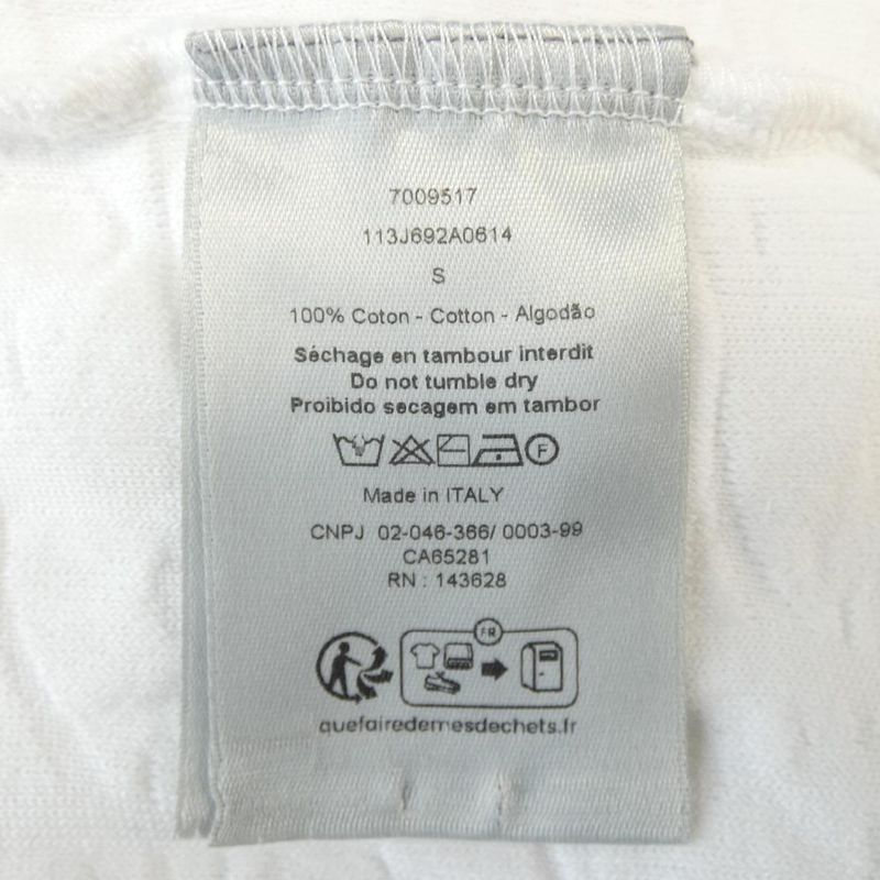 Dior Oblique Terry Cotton Jacquard Oblique 113j692a0614 T-Shirt