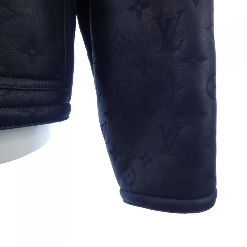 Louis Vuitton LV Monogram Shearling Hml42eygl Mouton Jacket