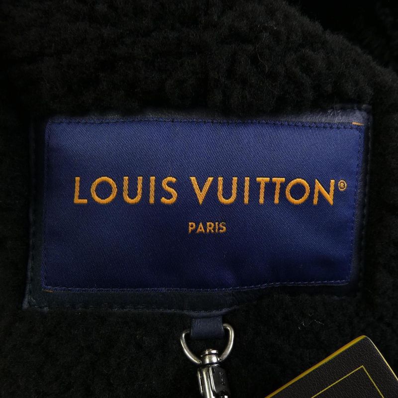 Louis Vuitton LV Monogram Shearling Hml42eygl Mouton Jacket