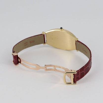 Cartier Tonneau Lm Yg W1527651 Yg Hand-Wound