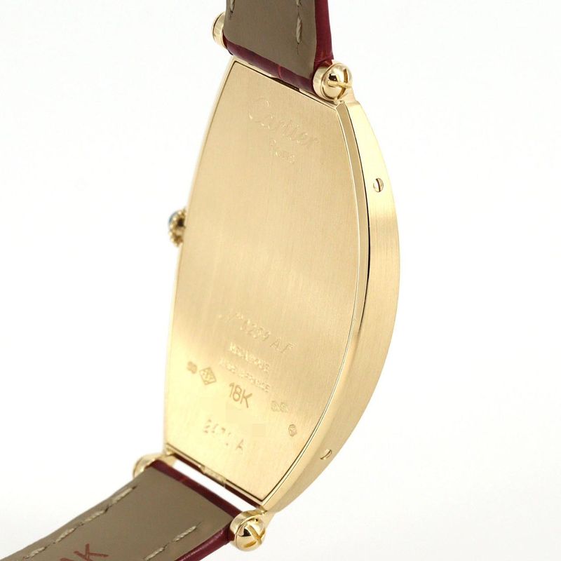 Cartier Tonneau Lm Yg W1527651 Yg Hand-Wound