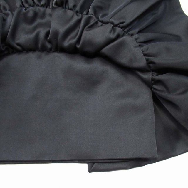 17aw Prada Balloon Mimore Skirt Semi Tight Silhouette Below Knee Length Wool