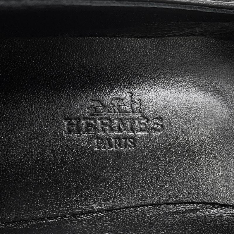 Hermes Ballet Shoes Liz Nappa Leather 35 Black
