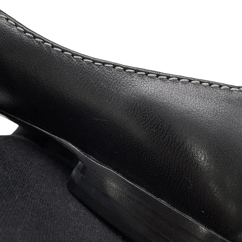 Hermes Ballet Shoes Liz Nappa Leather 35 Black