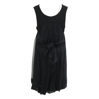 Chanel Unused Domestic Authentic P45488w05261 Camellia Ribbon Back Coco Button