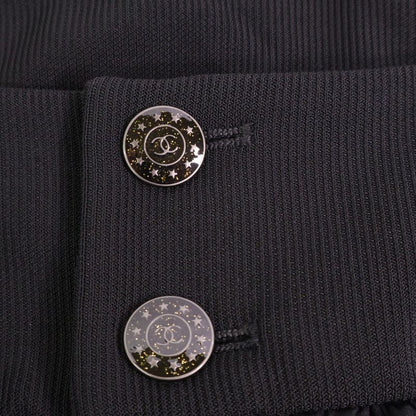 Chanel Unused Domestic Authentic P45488w05261 Camellia Ribbon Back Coco Button