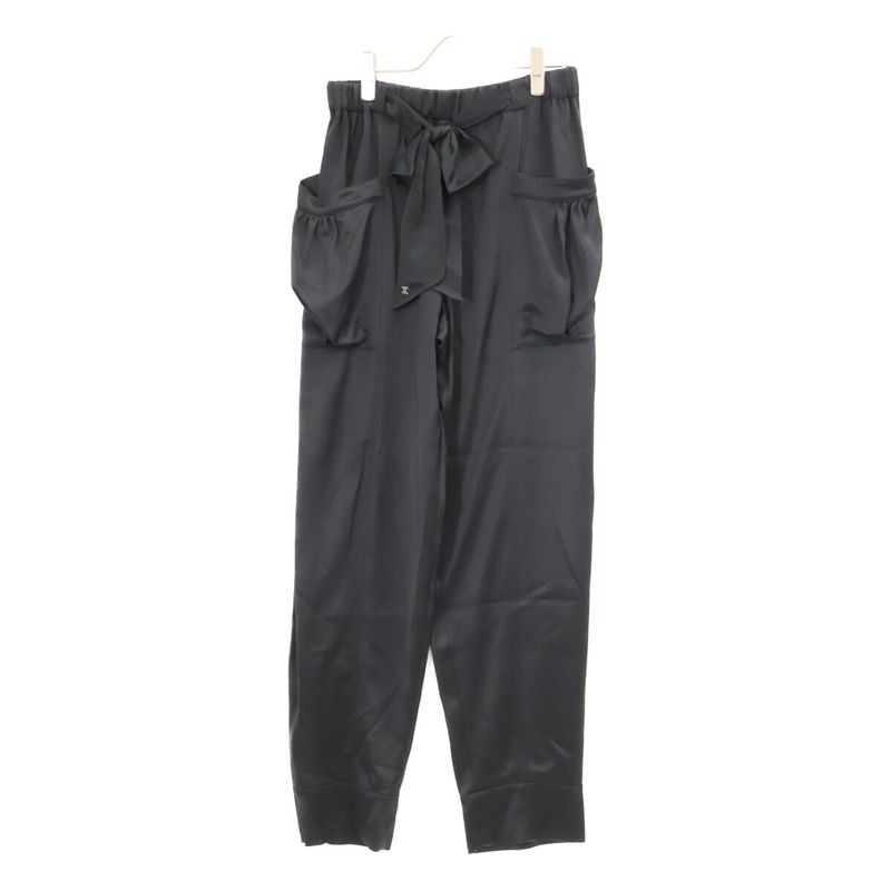 Chanel Similar Domestic Authentic P76796v65756 P76794 24ss Silk Asymmetrical